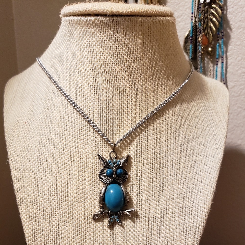 Vintage Owl Pendant